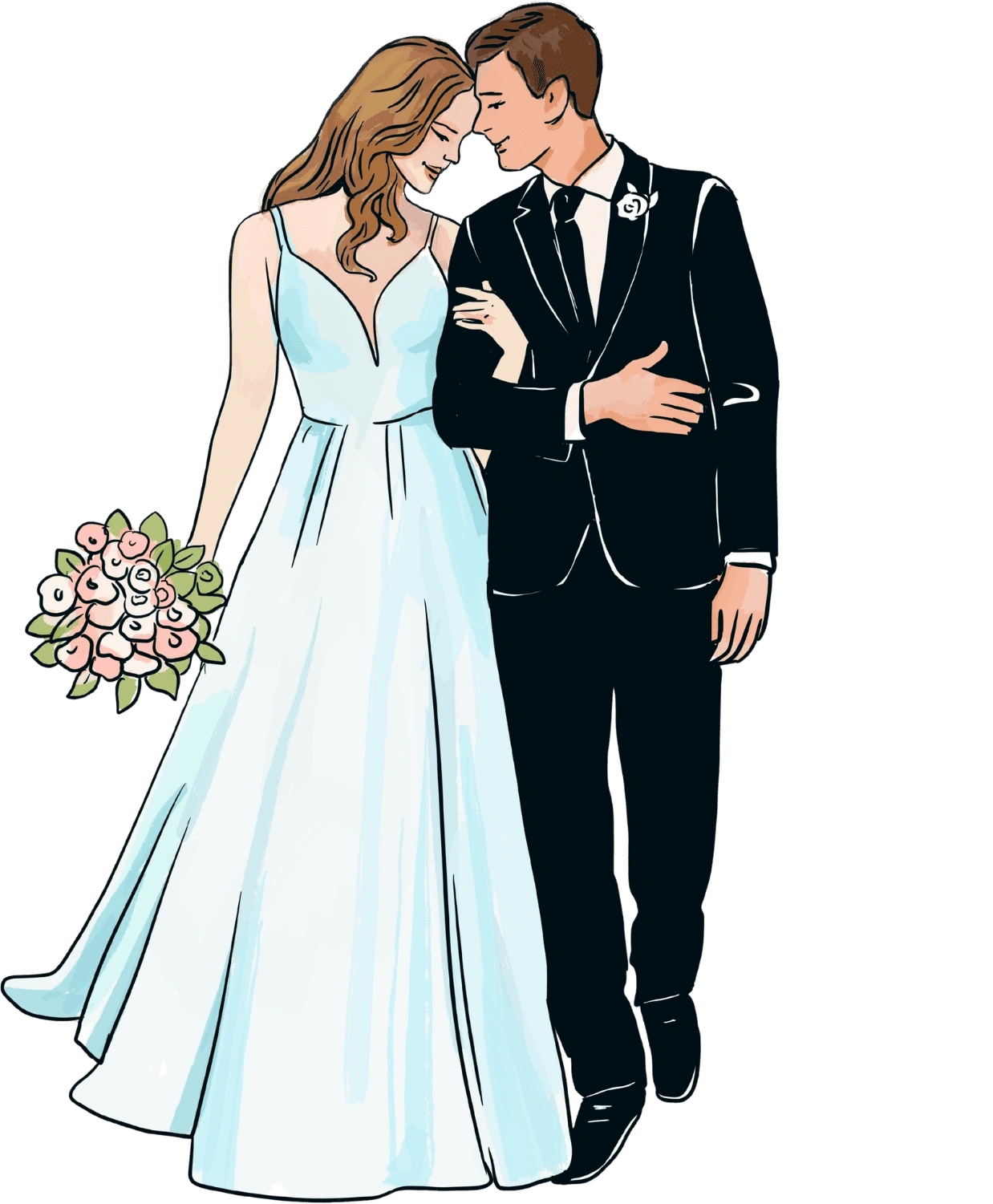 Ananya & Aarav Illustration