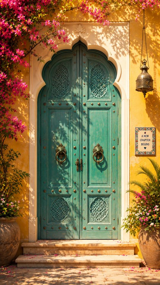 Door 3 - Moroccan Teal