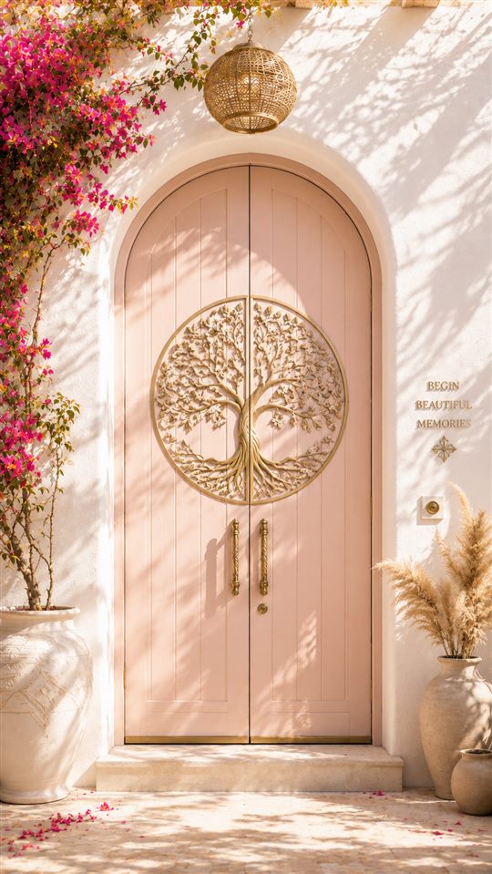 Door 6 - Blush Tree of Life