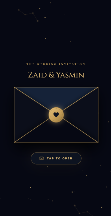 Royal Blue Islamic Nikah